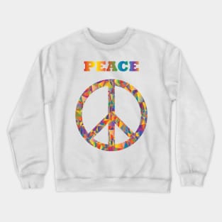 Peace symbol colors Crewneck Sweatshirt